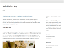 Tablet Screenshot of malemodelsblog.com